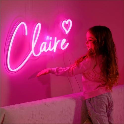 Personalisiertes Neon-Schild mit LED-Schriftzug für Hochzeit, Geburtstag, Party!